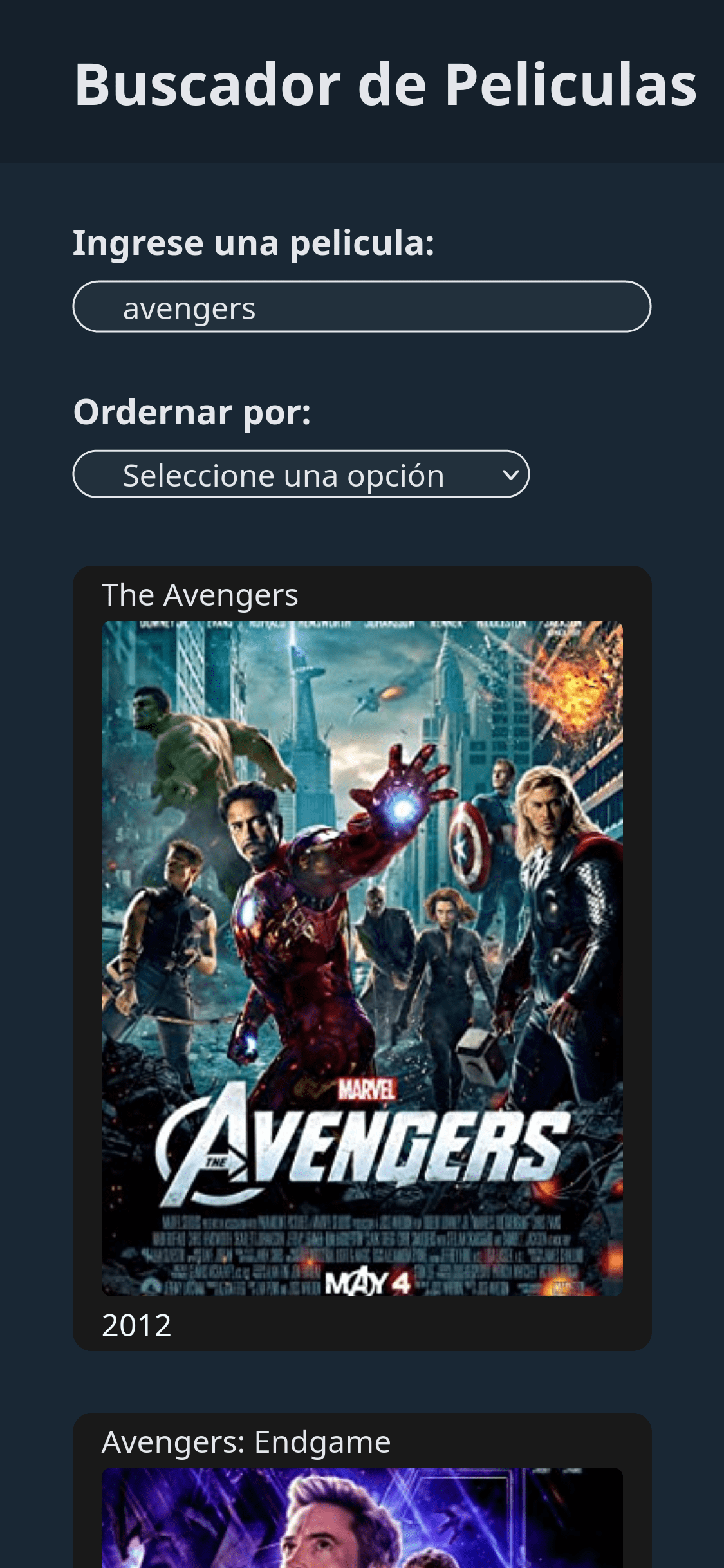 Movie Search Website